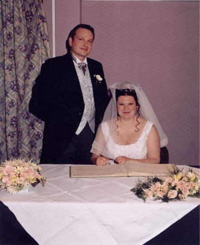 [The happy couple]